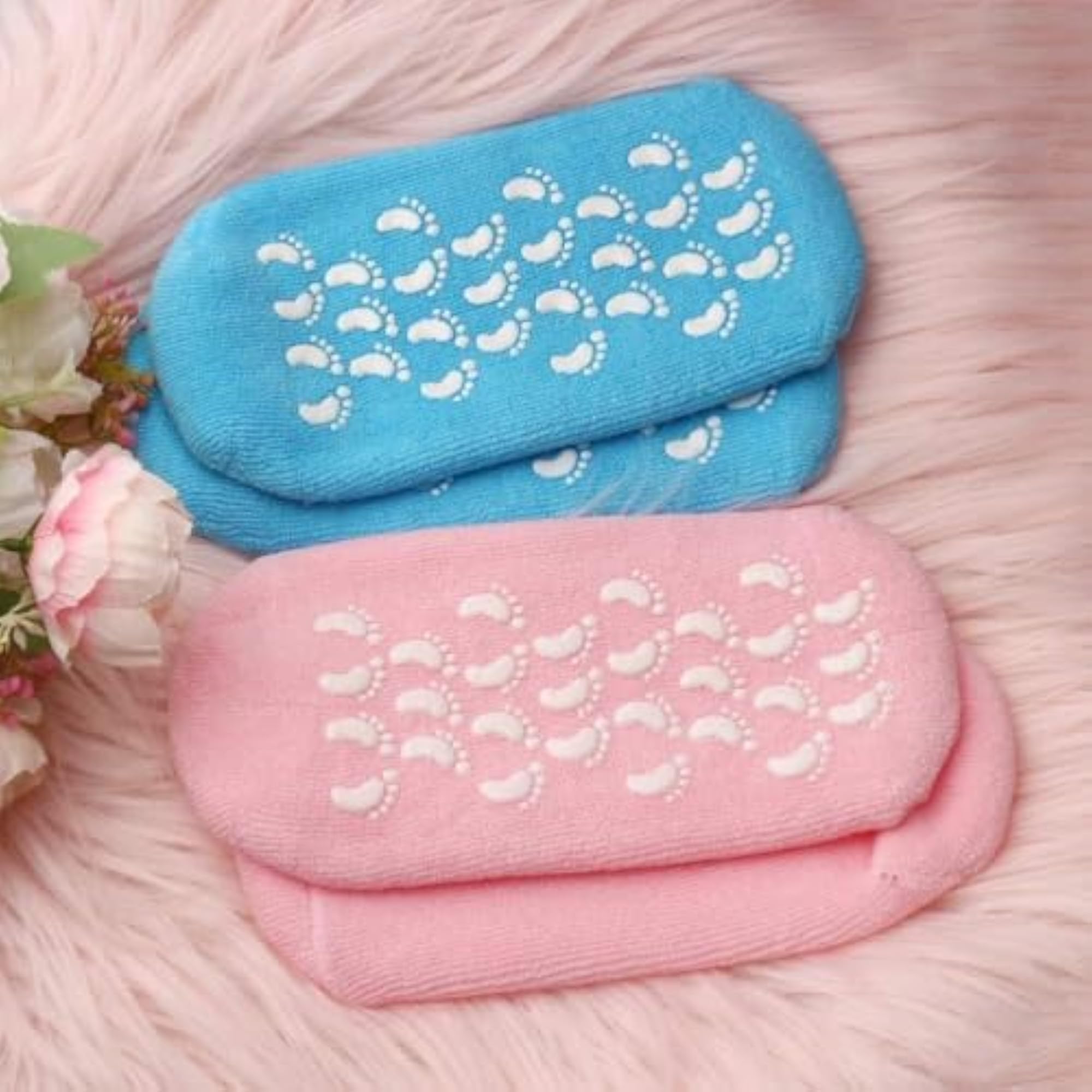 Moisturizing Silicone Spa Gel Socks for Foot Care